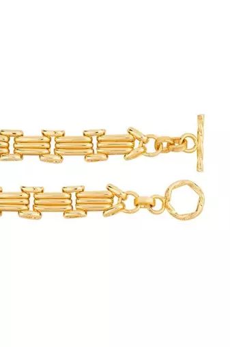 Gold-plated bracelet