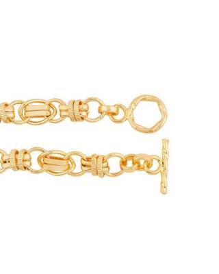 Gold-plated chain link bracelet 3