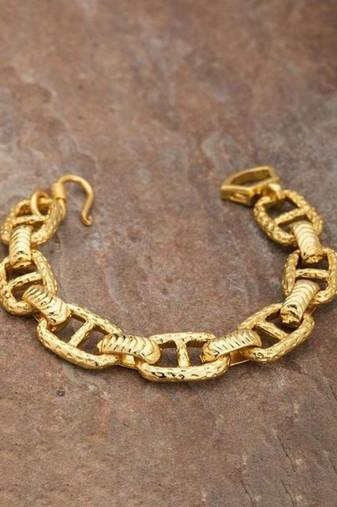 Gold-plated bracelet