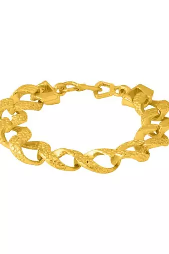 Gold-plated bracelet