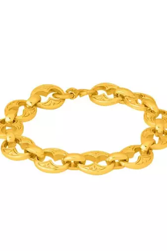 Gold-plated bracelet