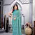 Sky Floral Printed Weightless Georgette Saree For Women'S With Blouse