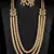 Pearl and Kundan Embellished Wedding Essential Necklace 317FNN395
