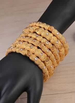 Gold plated gheru copper made bangles-and-bracelets 3