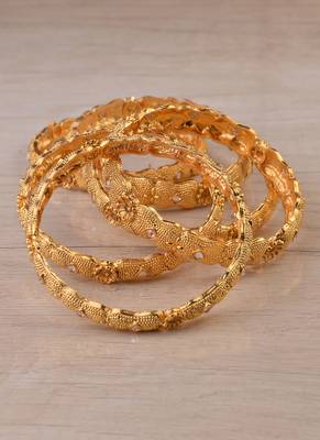 Gold plated gheru copper made bangles-and-bracelets 4