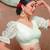 White Bless BlissPuff Sleeve Readymade Blouse