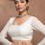 Dazzling Ivory Sequin ReadyMade Blouse