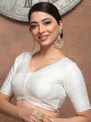 Elegance in White Sequin Blouse 3