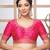 Rani Art Silk Embrioded Short Sleeves Ready Made Blouse