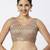 Mulicolor V-Shaped ReadyMade Blouse