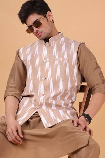 Shiwam ethnix men's jacket - ikat print