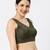 Mhendi Green V-necked ReadyMade Blouse