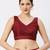 Maroon V-necked ReadyMade Blouse