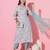 Pista Cotton Fabric Printed work Straight cut Kurta, Pant and Dupatta Set