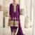 Purple Heavy Silk Embbroidery Punjabi Salwar Suit