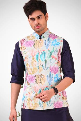 Shiwam ethnix men's jacket  - tropical paradise
