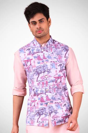 Shiwam ethnix men's jacket  - tropical paradise