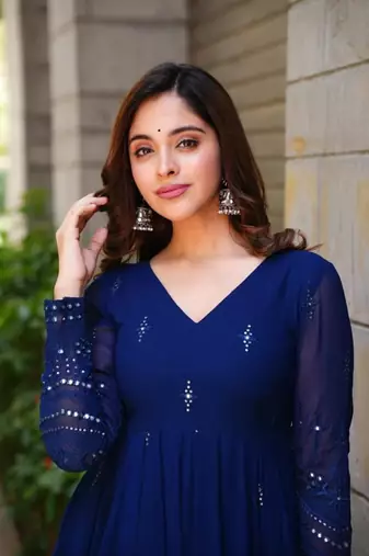WHISPERING BREEZE GEORGETTE EMBROIDERED SUIT SET 