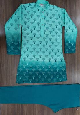 printed  kurta and pyjama set for boys best for ethnic wear, casual wear, party wear 5