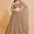 Graceful Soft Net Sequins Zari Embroidery Work Brown Lehenga Choli 