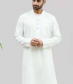 cream matka silk  kurta