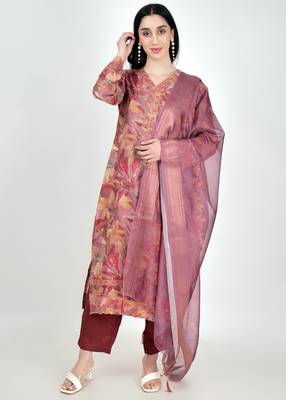 Shiwangi couture cotton suit set with digital print 1