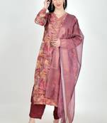 Shiwangi couture cotton suit set with digital print