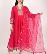 Shiwangi couture cotton frock suit set