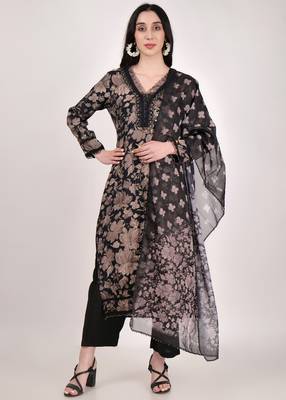 Shiwangi couture cotton mix suit set 1