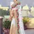 White Zari Resham Embroidered Georgette Saree With Blouse Piece