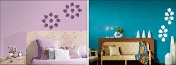 Rose abstract wall decal 4