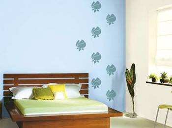 Rose abstract wall decal 5