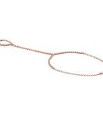  Radiant Beauty: Gold Plated Cz Stone Ring Bracelet