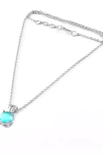  Silver Plated Rhinestone Locket jewellery