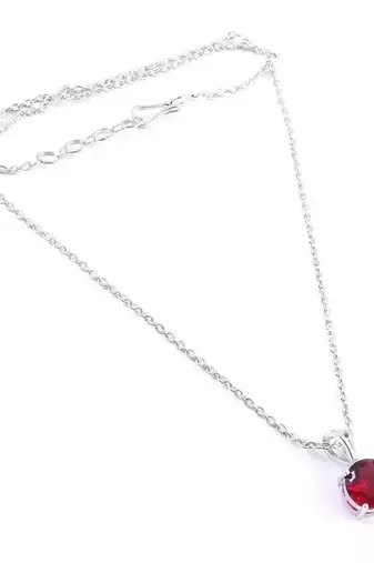  Silver Plated Rhinestone Locket Jewellery