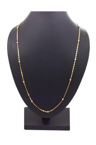 Thrillz golden chain thin light weighted gold plated