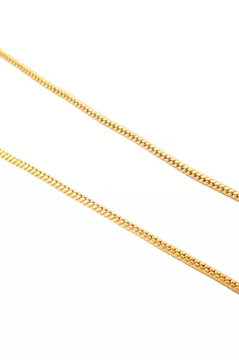  Gold Plated Box Neck Chain For Men
