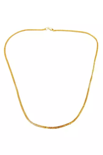  Gold Plated Flat Neck Chain For Men