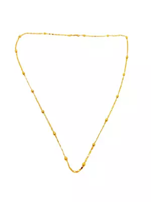  Gold Plated Ball Design Neck Chain For Men 1