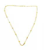  Gold Plated Ball Design Neck Chain For Men