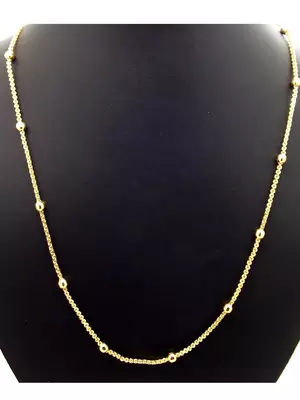  Gold Plated Ball Design Neck Chain For Men 2