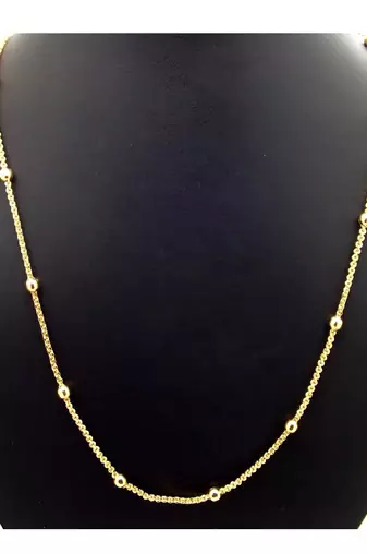  Gold Plated Ball Design Neck Chain For Men