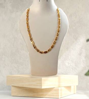  Timeless Symbolism: Men's Gold Plated Swastik Chain - A Fusion of Tradition And Style 1