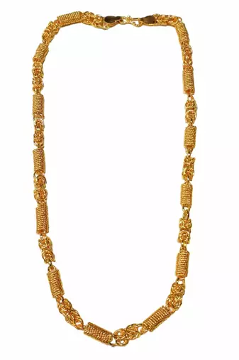 Timeless symbolism: men's gold-plated chain - a fusion of tradition and style