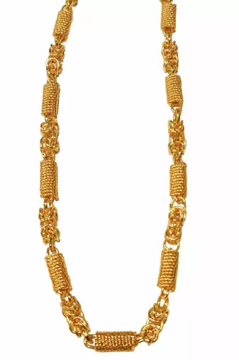 Timeless symbolism: men's gold-plated chain - a fusion of tradition and style