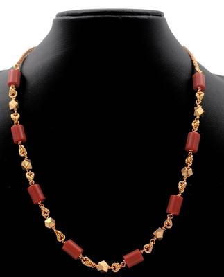 Short coral necklace 1