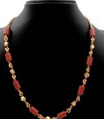 Short coral necklace