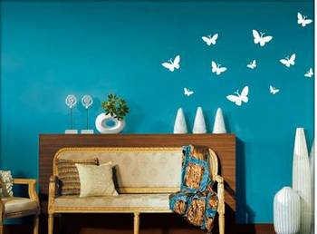 Butterfly abstract wall decal 2