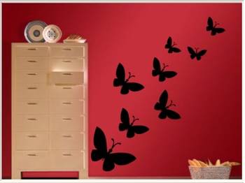 Butterfly abstract wall decal 3