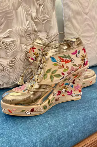 Sneaker Wedge Block Heels